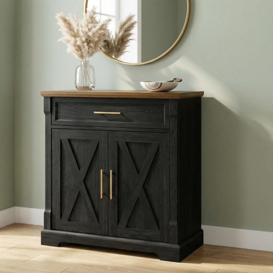 Ebonhue 2 Door 1 Drawer Cabinet